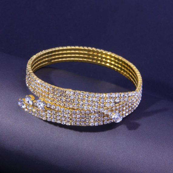 Elegant/Beautiful/Exquisite/Attractive Alloy With Round Rhinestone Bracelets