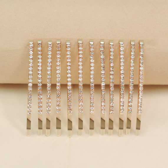 Hairpins/Headpiece With Rhinestone (Set of 12)