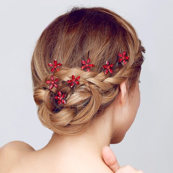 Classic Crystal/Alloy Hairpins (Set of 3)