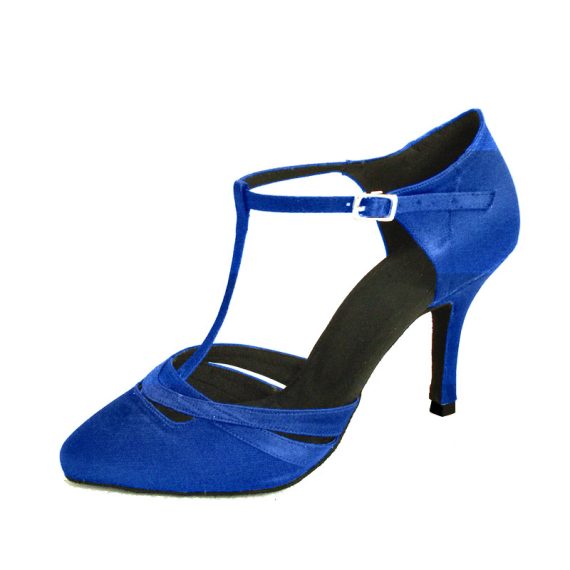 Women's Satin Ballroom With T-Strap Dance Shoes