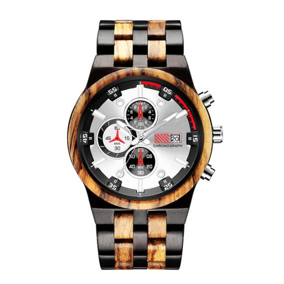 Groomsmen Gifts - Non-Personalized Modern Elegant Romantic Mens Wooden Men's Accessory Watches