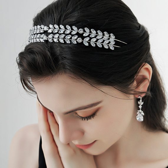 Headpiece/Crowns & Tiaras/Everyday Headpiece Unique/Exquisite/Stylish/Charming/Romantic With Cubic Zirconia
