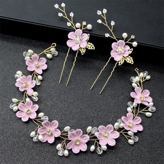 Hairpins/Headpiece/Headbands Unique/Exquisite/Pretty/Romantic With Pearl (Set of 3)