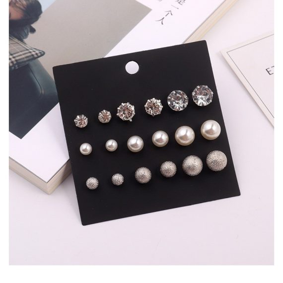 Ladies' Elegant Alloy With Irregular Cubic Zirconia Earrings