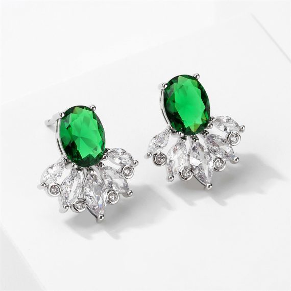 Elegant/Classic/Attractive Alloy With Oval Crystal Earrings