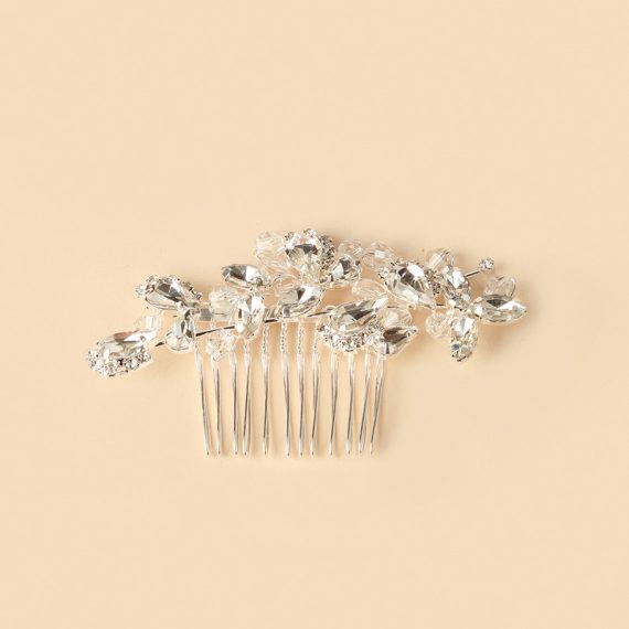 Combs & Barrettes/Headpiece With Rhinestone (Sold in single piece)