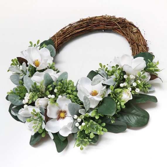 Round Silk Flower Decorations -