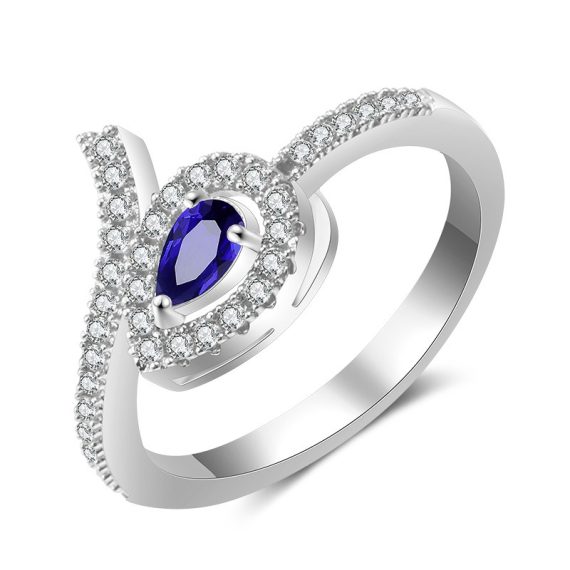 Elegant/Classic/Attractive Alloy With Round Cubic Zirconia Rings