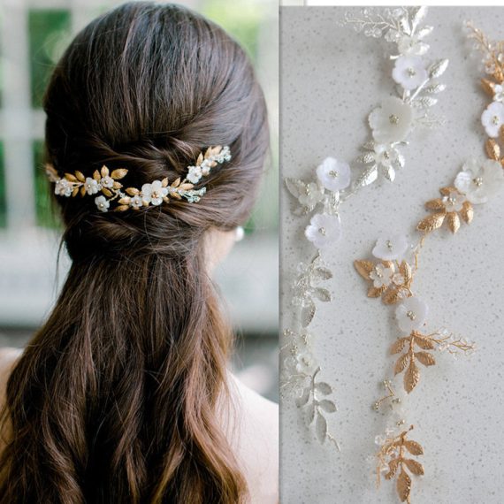Combs & Barrettes Unique With Rhinestone