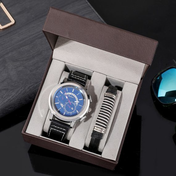 Groomsmen Gifts - Non-Personalized Modern Classic Elegant Mens Alloy Watch Box