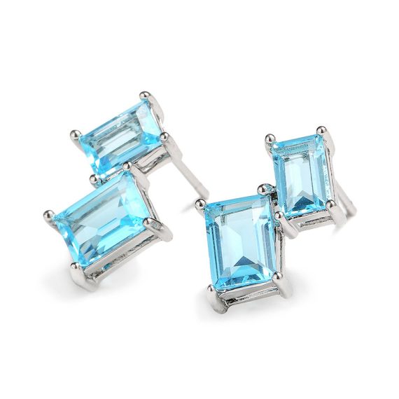 Elegant/Classic/Attractive Alloy With Square Cubic Zirconia Earrings