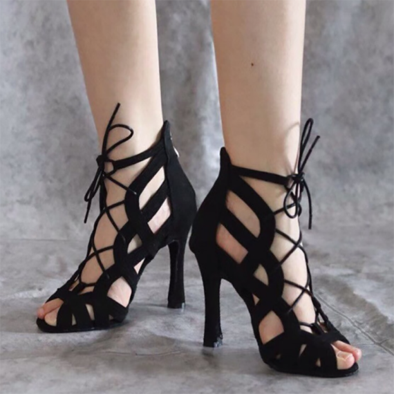Women's Suede Dance Boots Dance Shoes