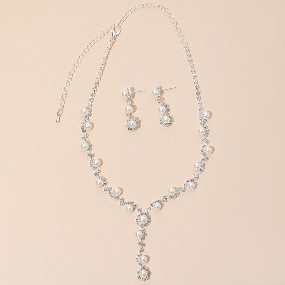 Ladies' Elegant Alloy With Irregular Rhinestone Jewelry Sets