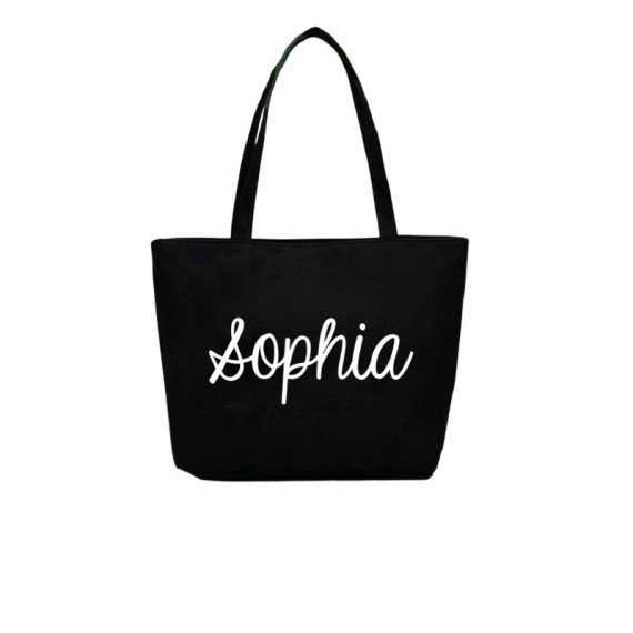 Bridesmaid Gifts - Personalized Classic Polyester Tote Bag