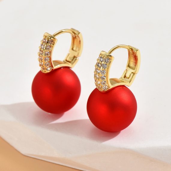 Elegant/Beautiful/Attractive Alloy With Round Cubic Zirconia Earrings