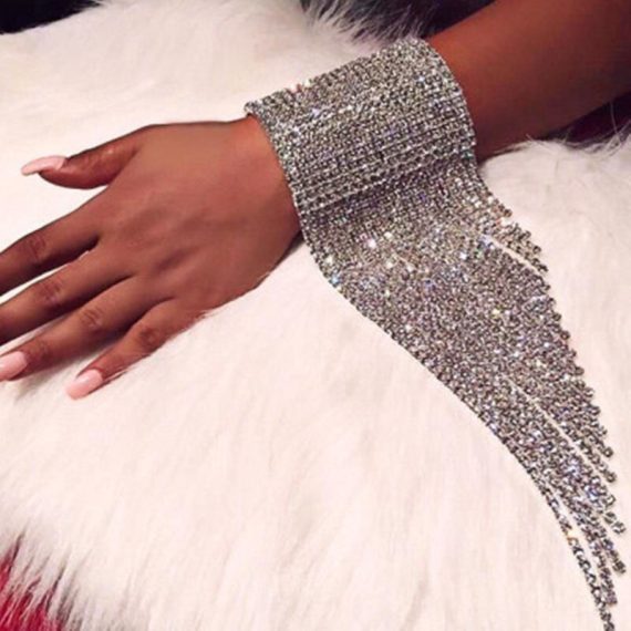 Women's Attractive/Beautiful/Charming/Exquisite Alloy With Round Rhinestone Bracelets/Fashion jewelry