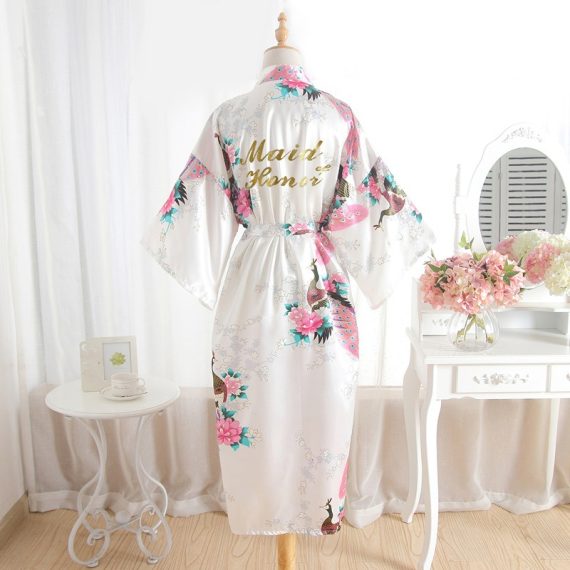 Bridesmaid Gifts - Sexy Beautiful Elegant Charmeuse Robe