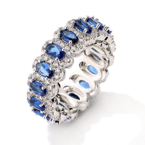 Women's Attractive/Classic/Elegant Alloy With Oval Cubic Zirconia Rings