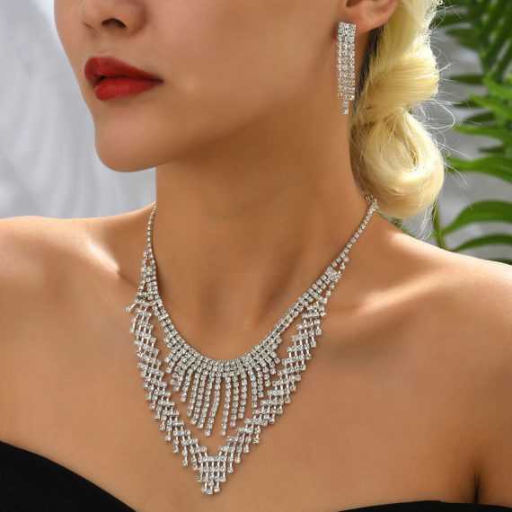 Elegant/Beautiful/Attractive Alloy With Round Rhinestone Jewelry Sets