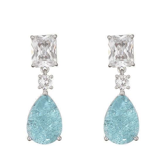 Beautiful/Fashionable/Classic/Attractive Alloy With Square/Drop Cubic Zirconia Earrings