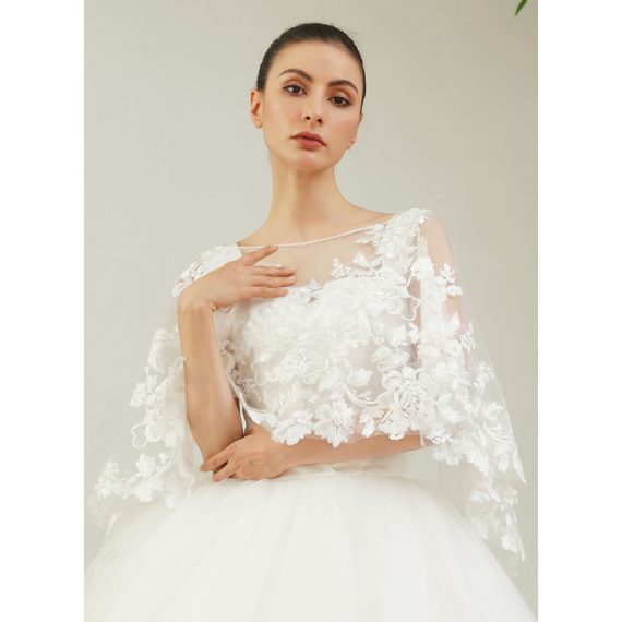 Tulle Wedding Shawl