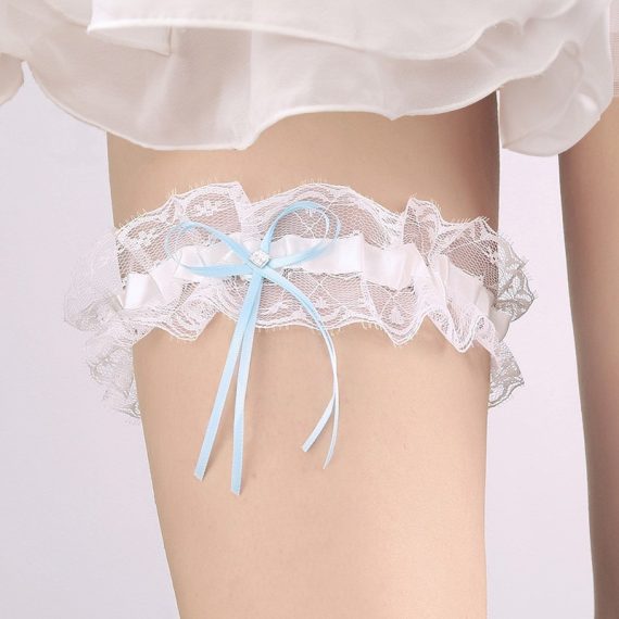 Bride Gifts - Non-Personalized Sexy Beautiful Elegant Charmeuse Lace Polyester Garters