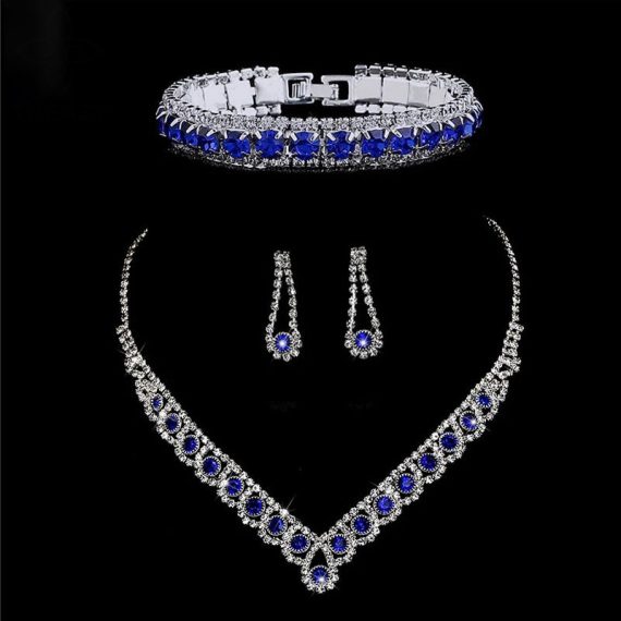 Ladies' Elegant/Beautiful/Classic/Pretty/Attractive Alloy With Irregular Rhinestone Jewelry Sets
