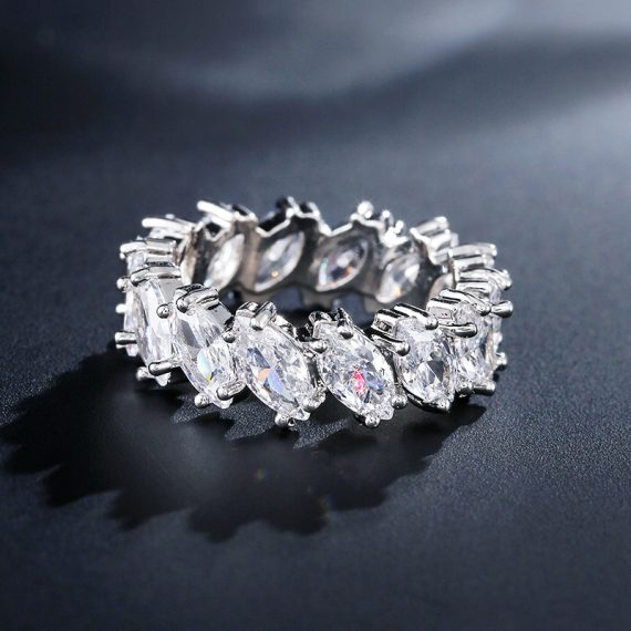 Women's Attractive/Classic/Elegant Alloy With Oval Cubic Zirconia Rings