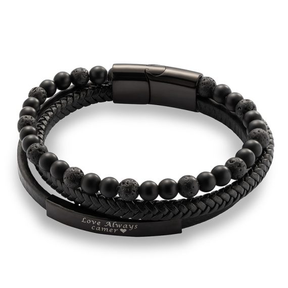 Groom Gifts - Personalized Attractive Beautiful Custom Men's Bracelets