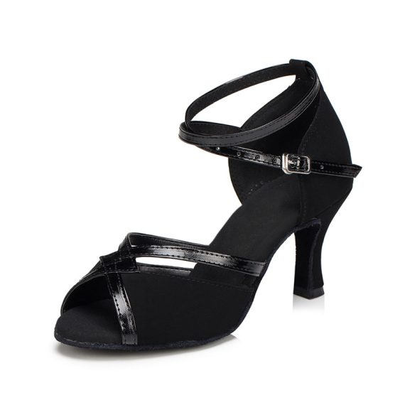 Women's Leatherette Suede Latin With Adaptable Strap Dance Shoes