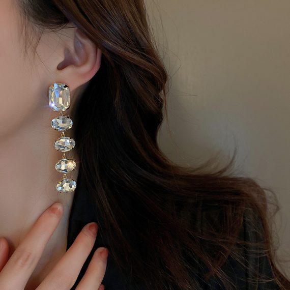 Fashionable/Classic/Attractive Alloy With Round Rhinestone Earrings/Fashion jewelry