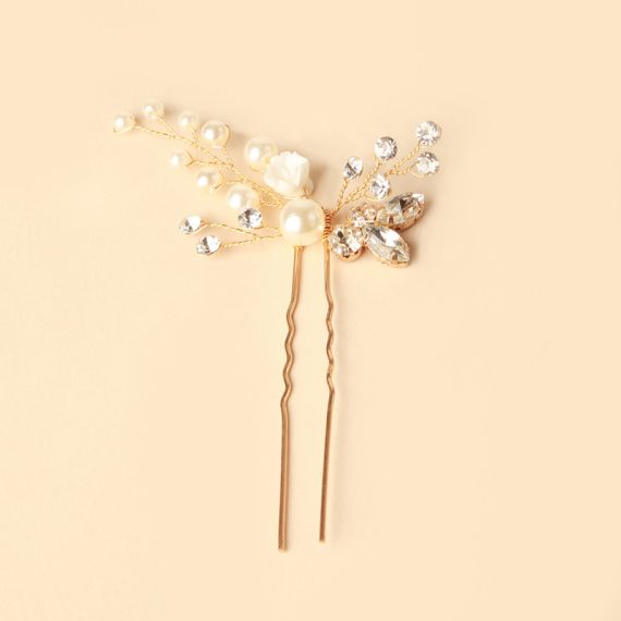 Hairpins/Headpiece With Pearl (Set of 2 pieces)