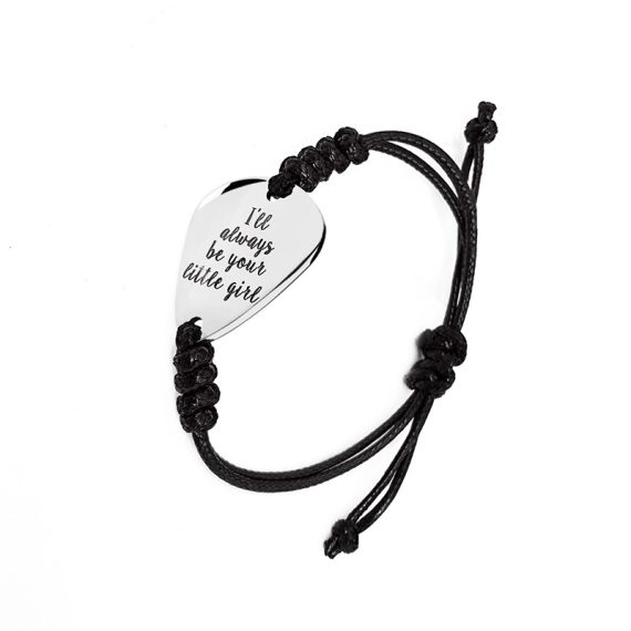 Personalized Stainless Steel Bracelets/Guitar Pick