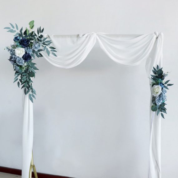 Free-Form Silk Flower Decorations/Wedding Bouquet sets (set of 2) -