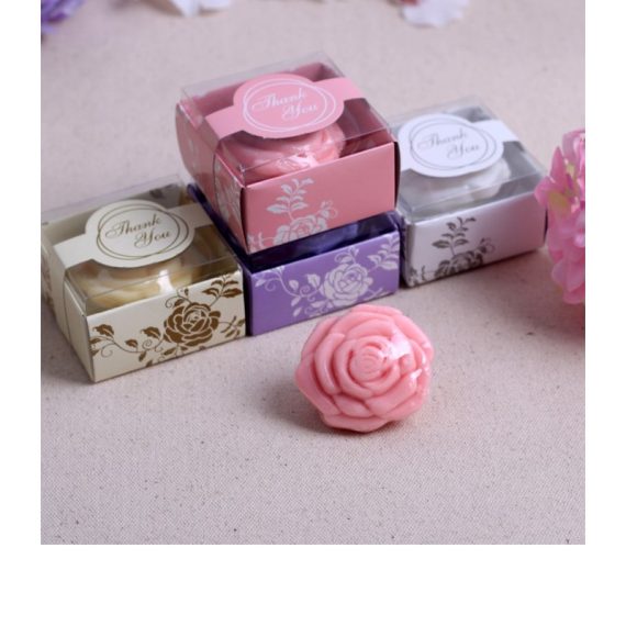 Lovely Rose Soaps With Print