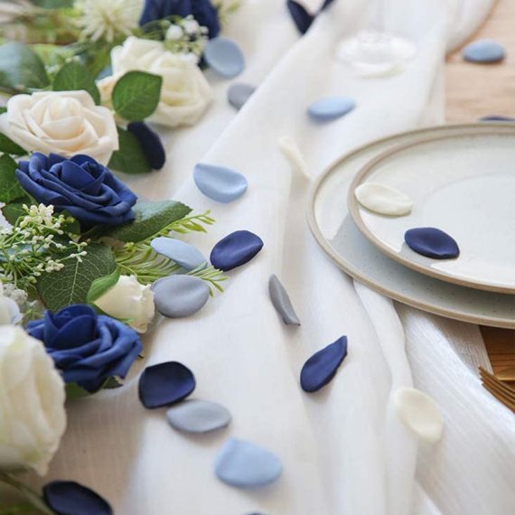 Round Satin Decorations (Set of 300 pieces) -