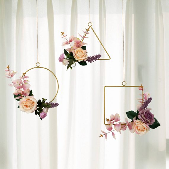 Free-Form Silk Flower Decorations/Wedding Bouquet sets (set of 3 pieces) -