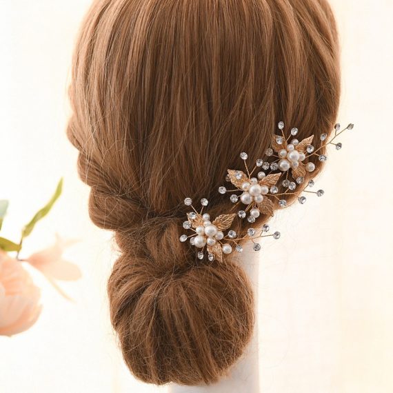 Hairpins/Headpiece Exquisite/Stylish/Pretty/Charming With Pearl/Crystal (Set of 3)
