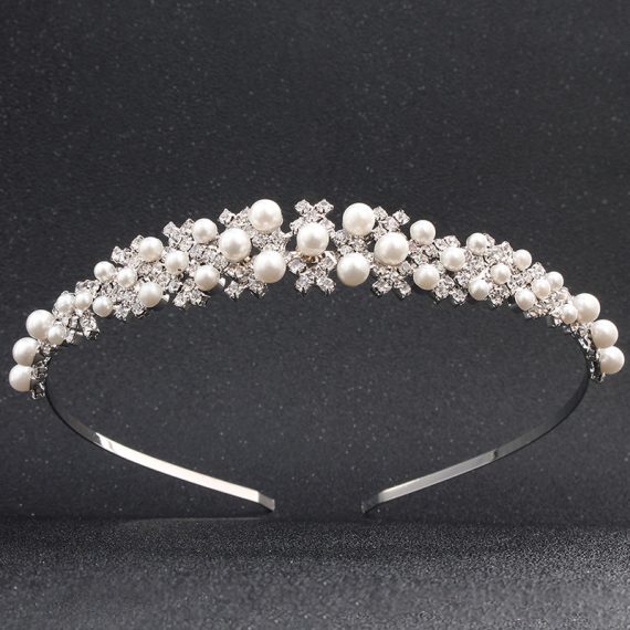 Headpiece/Crowns & Tiaras Unique/Exquisite/Stylish/Charming/Romantic With Pearl/Crystal