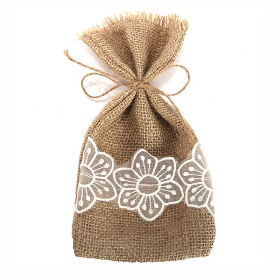 Bridesmaid Gifts - Classic Vintage Delicate Graceful Comely Flax Gift Box/Bag