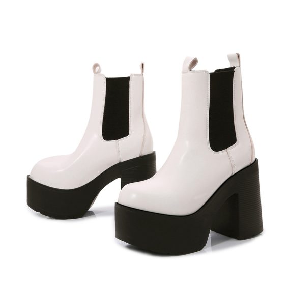 Women's PU Chunky Heel shoes