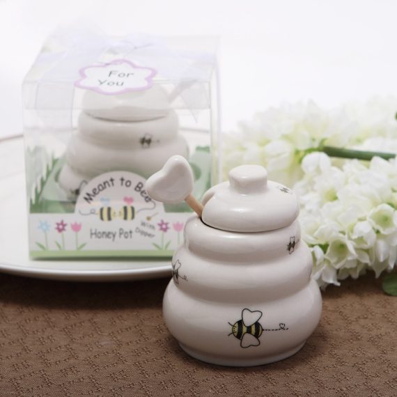 "Sweet As Can Bee" Ceramic Honey Pot