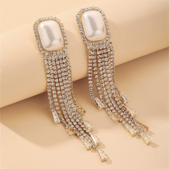 Elegant/Beautiful/Classic/Attractive Alloy/Rhinestones With Oval Rhinestone Earrings