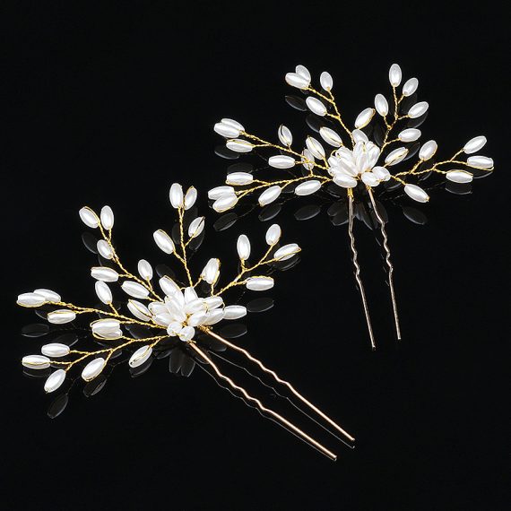 Hairpins/Combs & Barrettes/Headpiece Unique/Exquisite/Stylish/Pretty/Artistic With Pearl 1 PC