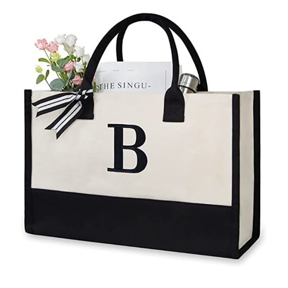 Bride Gifts - Personalized Cloth Fork Tote Bag