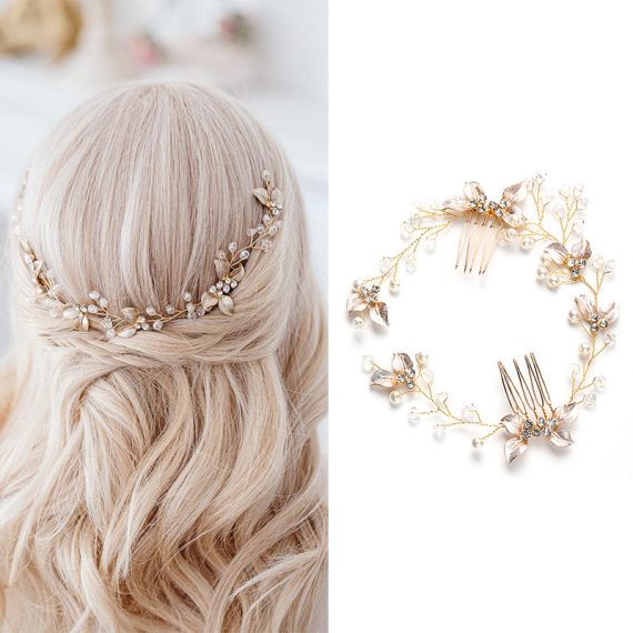 Combs & Barrettes/Headpiece Exquisite/Pretty/Charming/Romantic With Rhinestone/Pearl