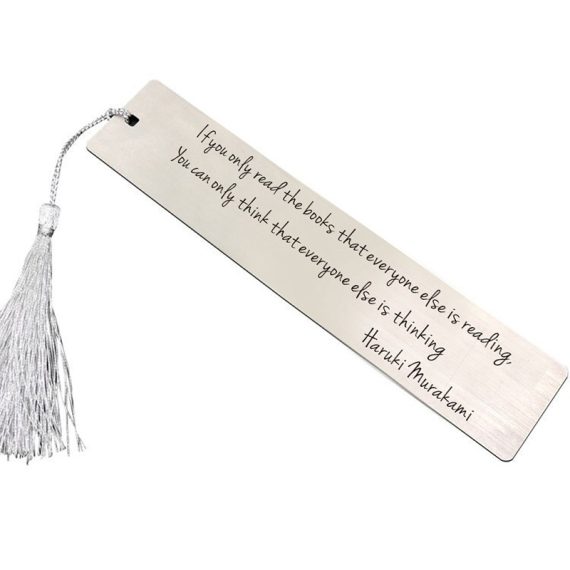Personalized Stainless Steel Bookmarks With Tassel