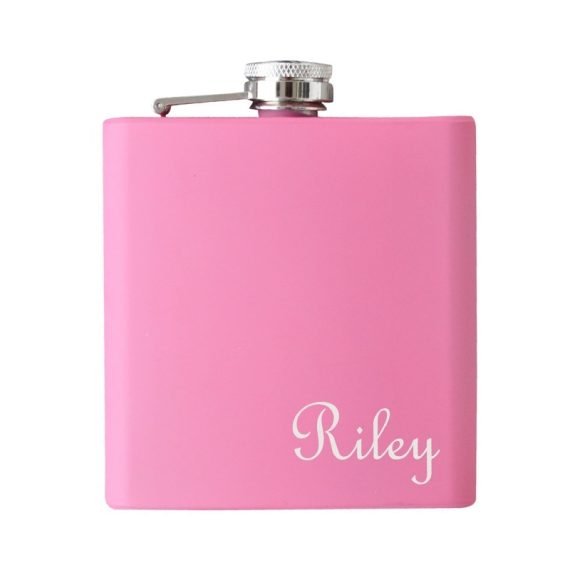 Bridesmaid Gifts - Personalized Classic Stainless Steel Flask