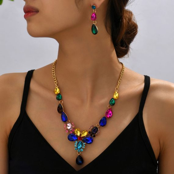 Elegant/Beautiful/Attractive Alloy With Drop Crystal Jewelry Sets