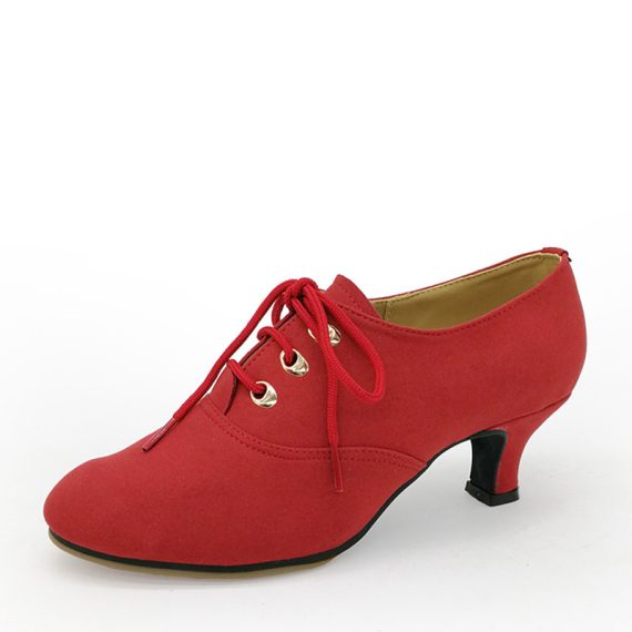 Women's Suede Practice With Adaptable Strap Dance Shoes